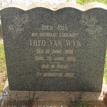 WYK Theo, van 1898-1959