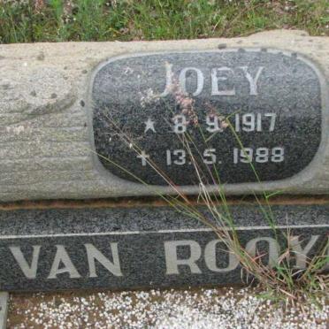 ROOYEN Joey, van 1917-1988