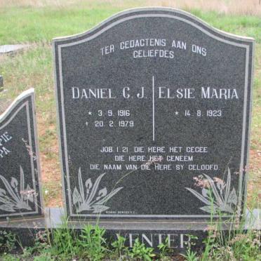 VENTER Daniel C.J. 1916-1979 &amp; Elsie Maria 1923-