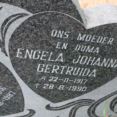 SCHEURKOGEL Engela Johanna Gertruida 1917-1990