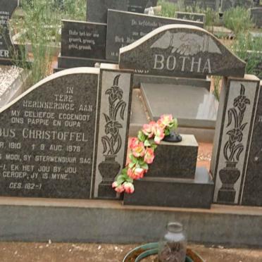 BOTHA Jacobus Christoffel 1910-1978 &amp; Johanna Christina 1909-19??