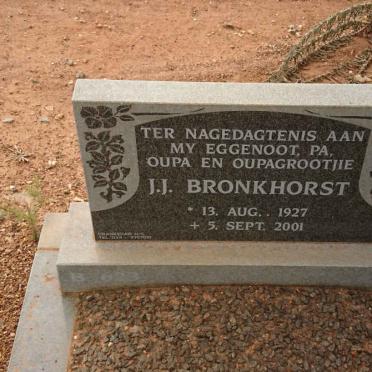 BRONKHORST J.J. 1927-2001