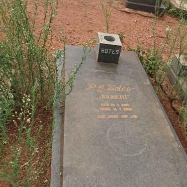 BOTES P. Joubert 1900-1966