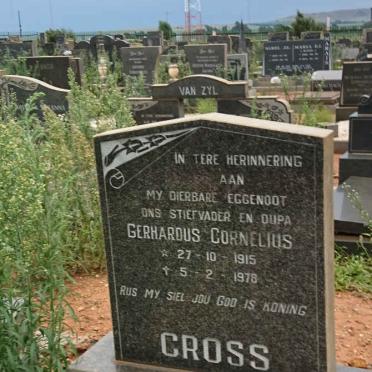 CROSS Gerhardus Cornelius 1915-1978