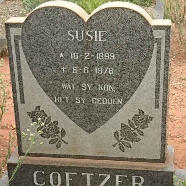 COETZER Susie 1899-1976