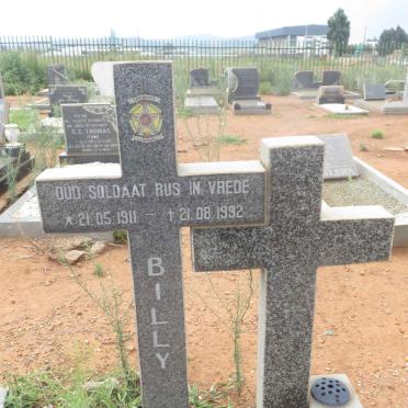 CLAASSEN Billy 1911-1992