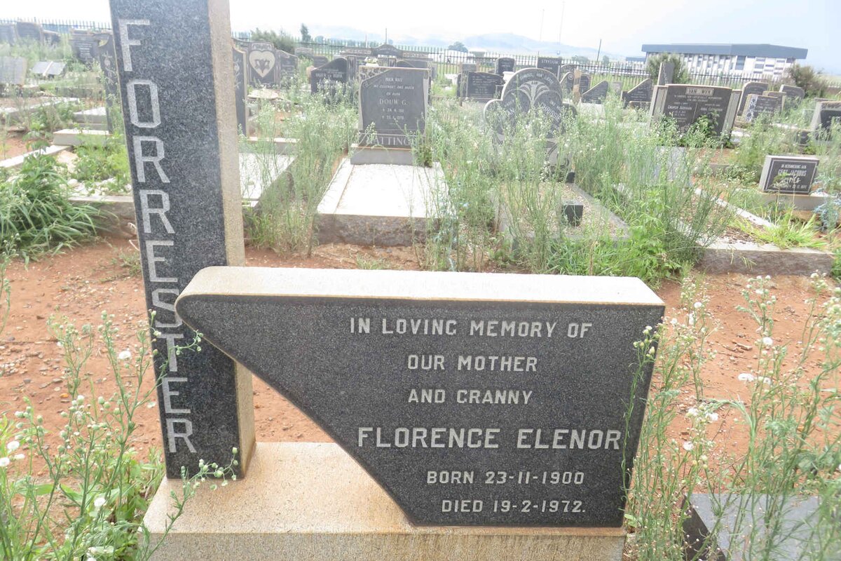 FORRESTER Florence Elenor 1900-1972