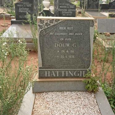 HATTINGH Douw G. 1911-1970