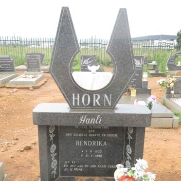 HORN Hendrika 1973-1990
