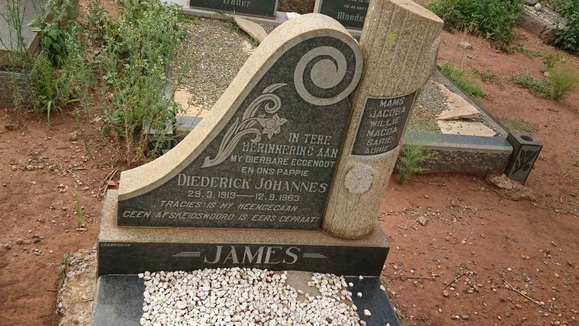 JAMES Diederick Johannes 1913-1963