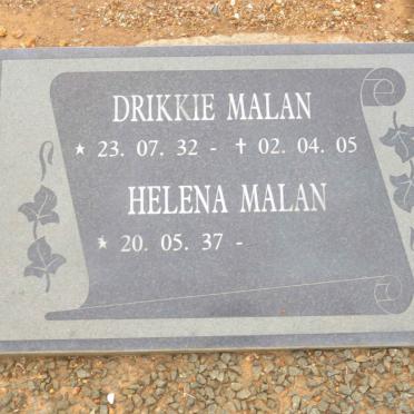 MALAN Drikkie 1932-2005 &amp; Helena 1937-