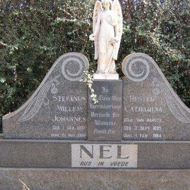 NEL Stefanus Willem Johannes 1892-1955 &amp; Hester Catharina VAN AARDT 1899-1984