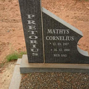 PRETORIUS Mathys Cornelius 1937-2004