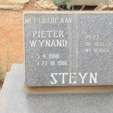 STEYN Pieter Wynand  1908-1986