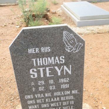 STEYN Thomas 1962-1991