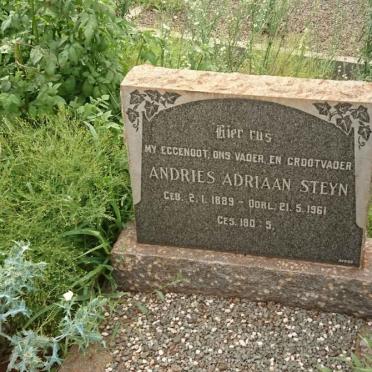 STEYN Andries Adriaan 1889-1961