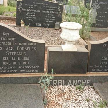 TERBLANCHE Nicolaas Corneles Stefanus 1884-1967 &amp; Priscilla Aquilla 1905-1977