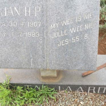 TALJAARD Jan H.P. 1907-1983