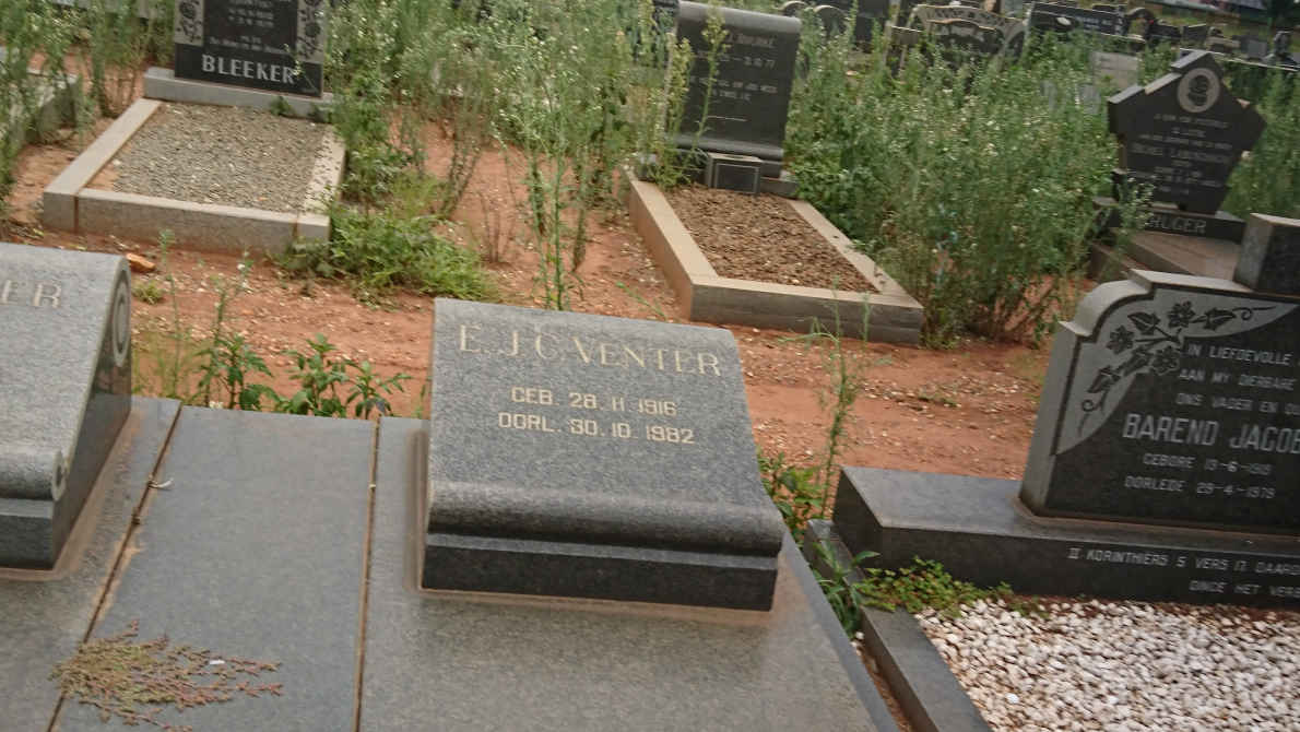 VENTER J.A. 1914-1979 & E.J.C 1916-1982 _1