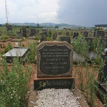 WESTHUIZEN Jasper P.C., v. d. 1891-1966