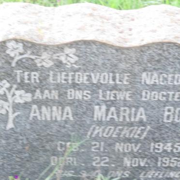 BOTHA Anna Maria 1945-1952