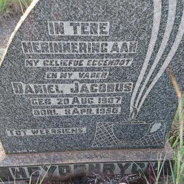 HEYDENRYCH Daniel Jacobus 1907-1950