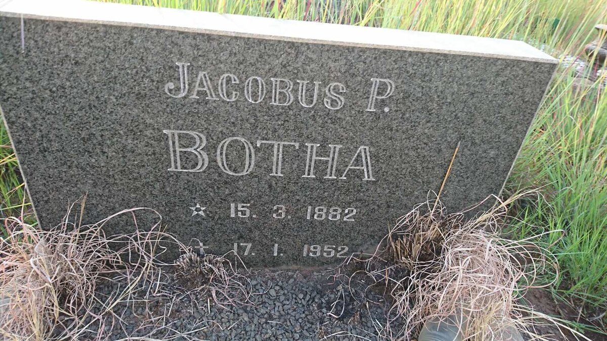 BOTHA Jacobus P. 1882-1952