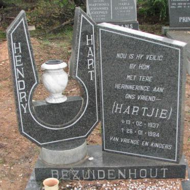 BEZUIDENHOUT Hendry Hart 1937-1994