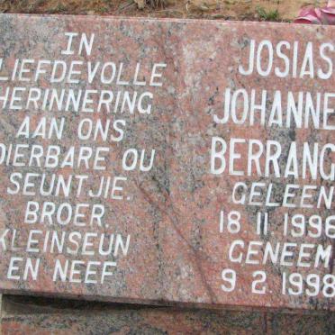 BERRANGE Josias Johannes 1996-1998