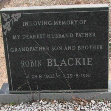 BLACKIE Robin 1933-1981