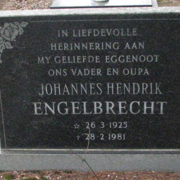 ENGELBRECHT Johannes Hendrik 1925-1981