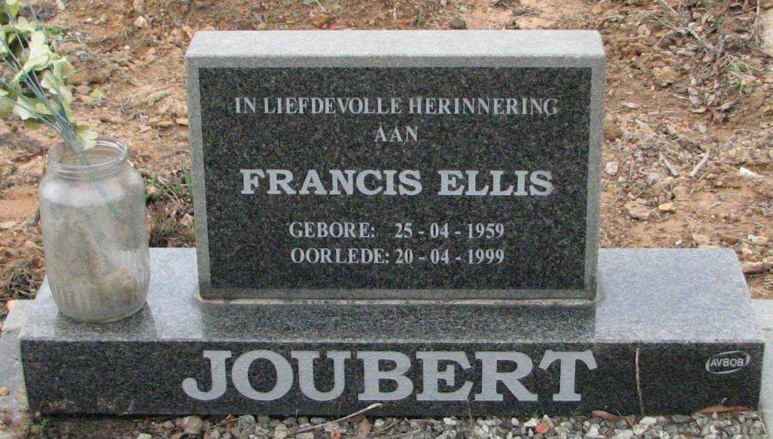 JOUBERT Francis Ellis 1959-1999