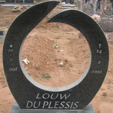 PLESSIS Louw, du 1938-2002