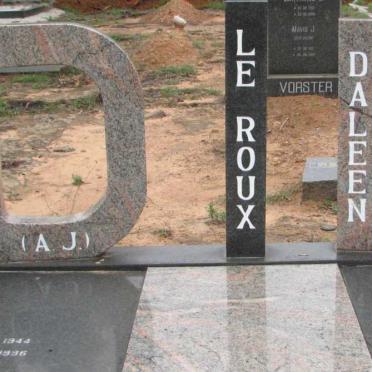 ROUX A.J., le 1944-1996 &amp; M.J. 1952-