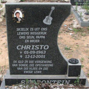 SERFONTEIN Christo 1963-2001