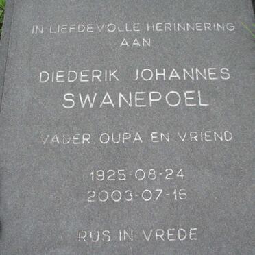 SWANEPOEL Diederik Johannes 1925-2003