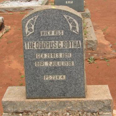 BOTHA Theodorus C. 1891-1938