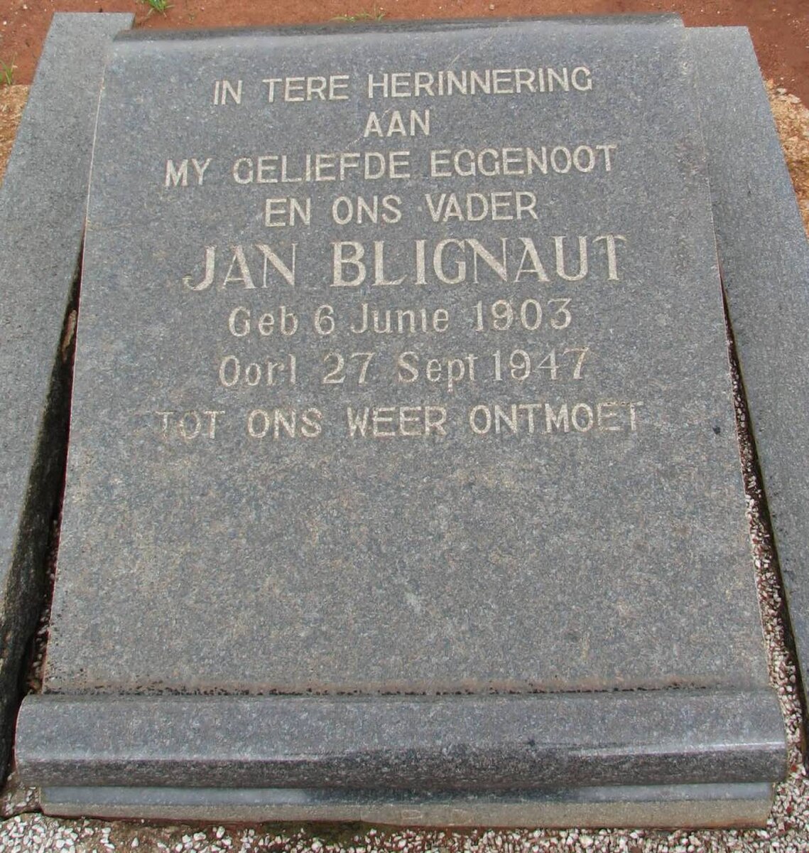 BLIGNAUT Jan 1903-1947