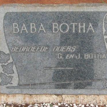 BOTHA Baba