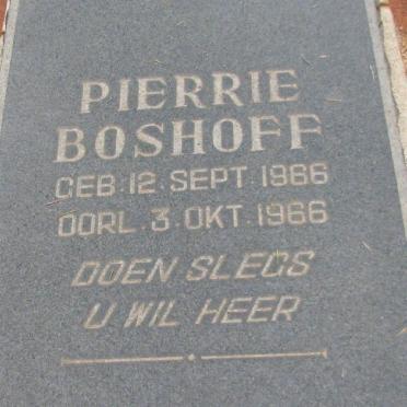 BOSHOFF Pierrie 1966-1966