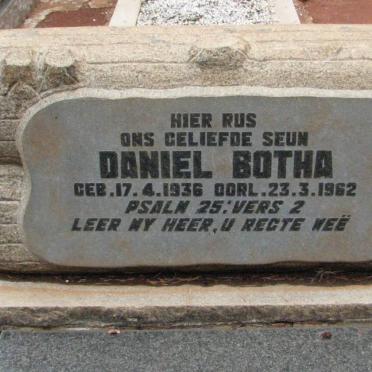 BOTHA Daniel 1936-1962