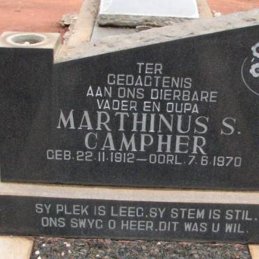 CAMPHER Martinus S. 1912-1970