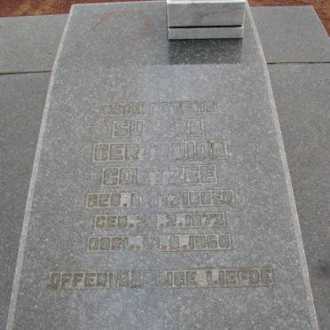 COETZEE Stephanus Hermanus 1870-1960 &amp; Susara Gertruida KRITZINGER 1873-1960