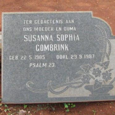COMBRINK Hans Jacob Bernardus 1903-1970 &amp; Susanna Sophia 1905-087