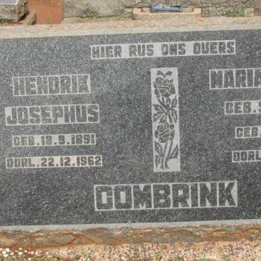 COMBRINK Hendrik Josephus 1891-1962 &amp; Maria Jacoba SCHEEPERS 1899-1957