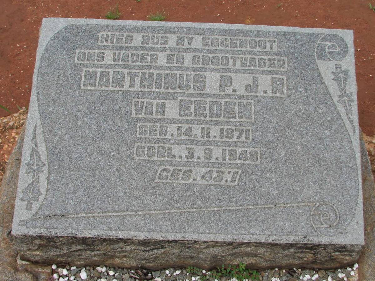 EEDEN Marthinus P.J.R., van 1871-1948