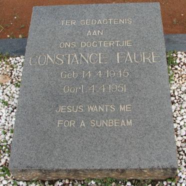 FAURE Constance 1945-1951