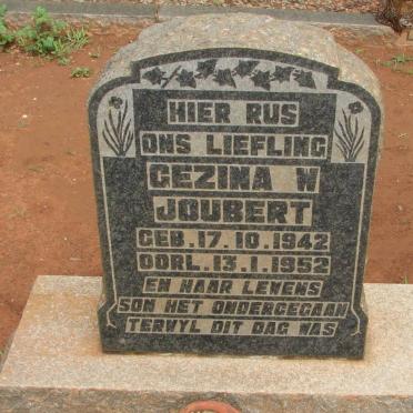 JOUBERT Gezina W. 1942-1952