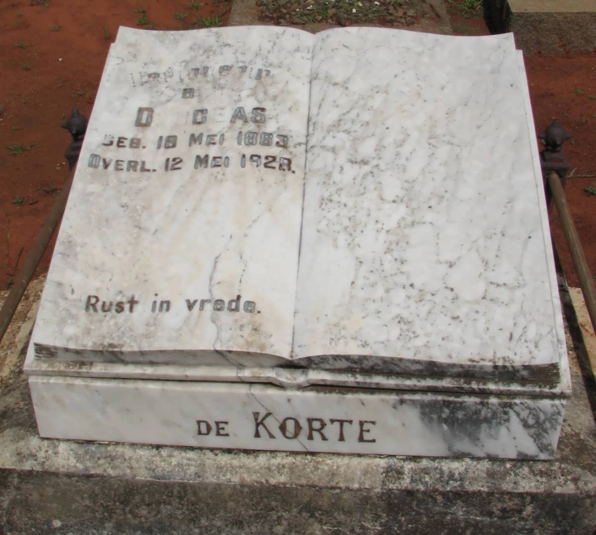 KORTE Douglas, de 1883-1928