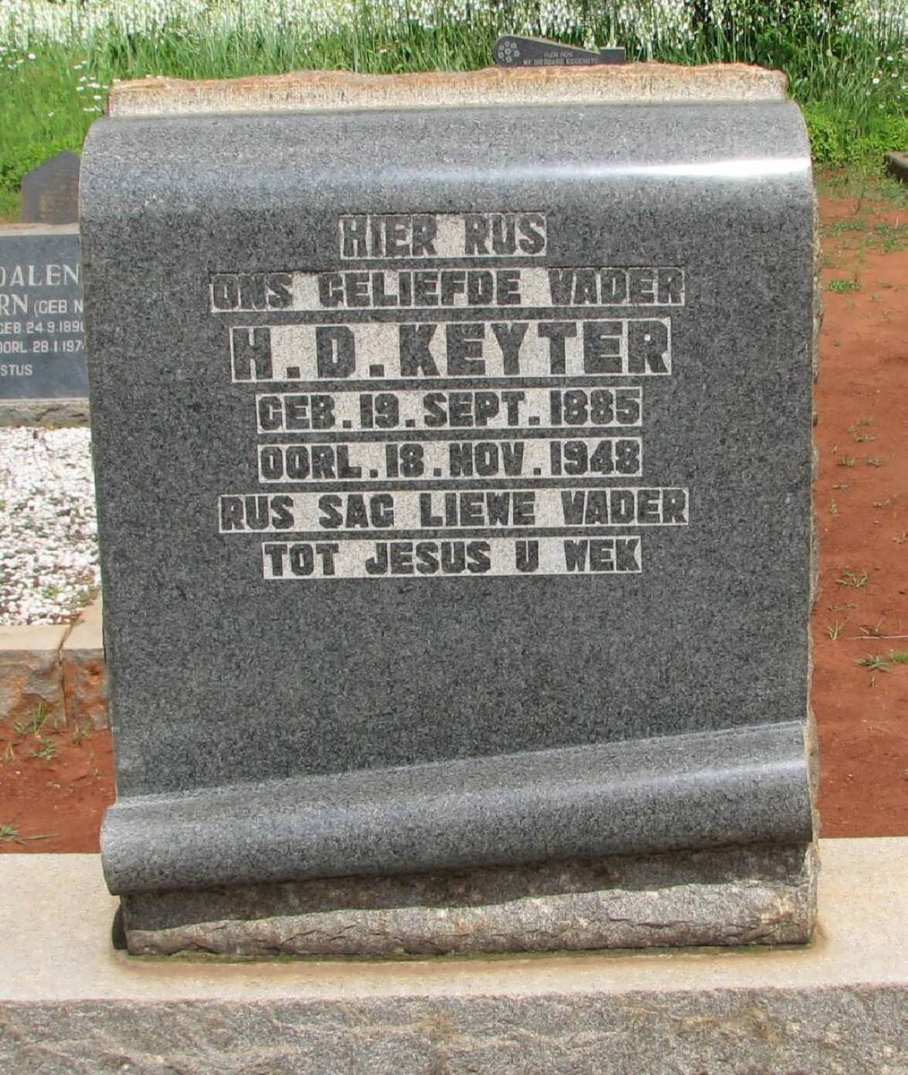 KEYTER H.D. 1885-1948